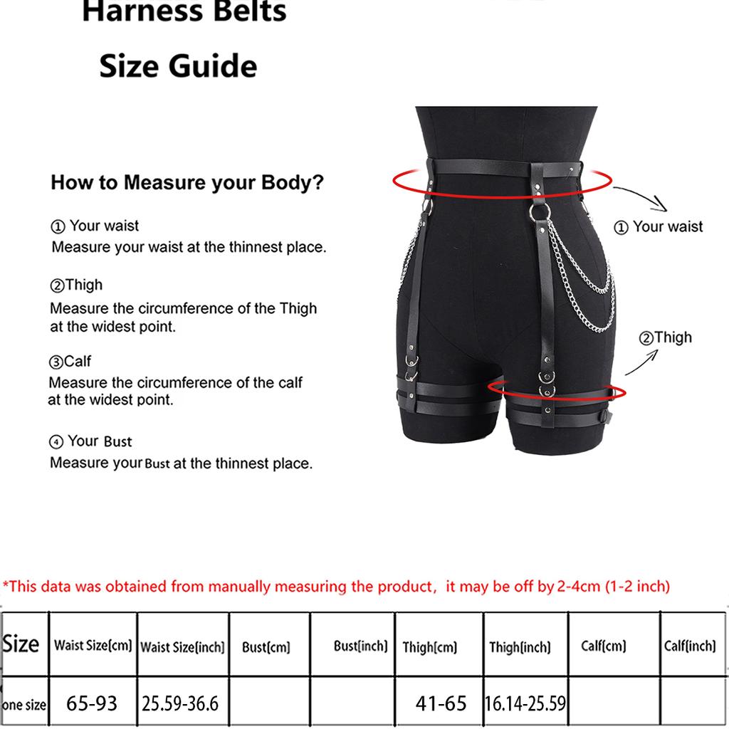 1pc Women's Belt with Chains Fashion Silver Chain PU Leather Belt Halloween Accessories Belt Adjustable Dress Goth Chains