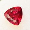5 Ct BEAUTIFUL Trillion Shape   Natural Red Ruby Loose Gemstone