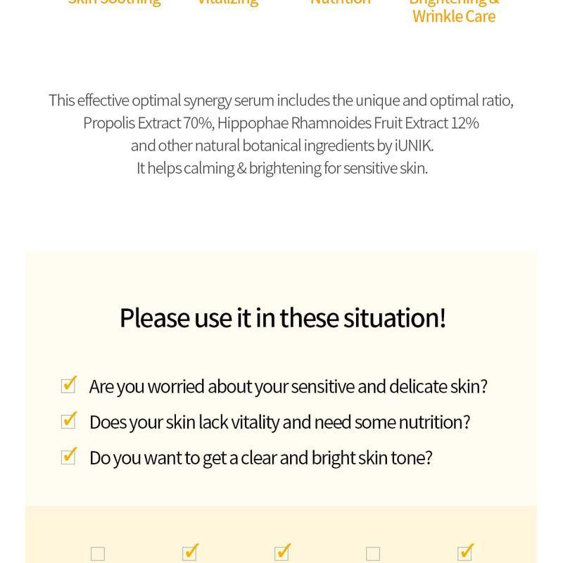 IUNIK Propolis Vitamin Synergy Serum Bundle Set