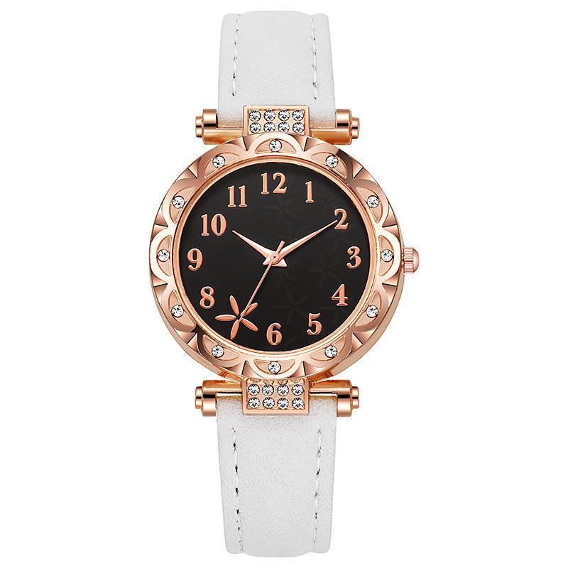 Women's Fashion Watch Sweet Leisure Academy Style Leather Quartz Watch