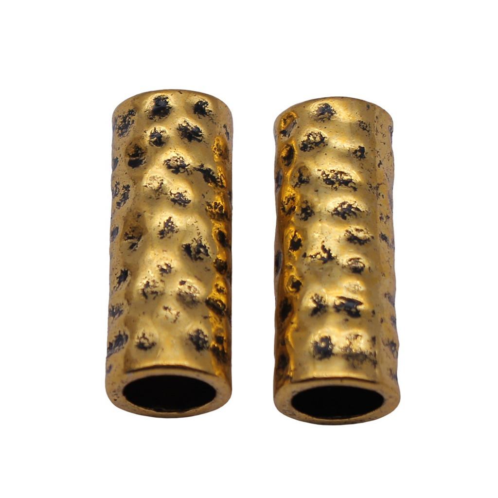 Tribal Pattern Tube Beads Charms Braided Spacer Beading For Jewelry Materials