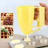 Light Yellow Hand-held Kitchen Funnel Plastic Batter Dispenser Cake Baking Tool Meatball Maker  Jam