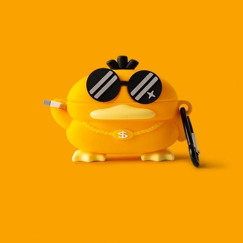 3D-Silikon für OPPO Enco Air-Hülle, Cartoon-Silikon-Schutzhülle für die drahtlose Bluetooth-Kopfhörerhülle von oppo Enco Air2