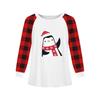 Girls Long Sleeve Christmas Day T Shirts Kids Fall Tops Crewneck Basic Tees 5-14Y