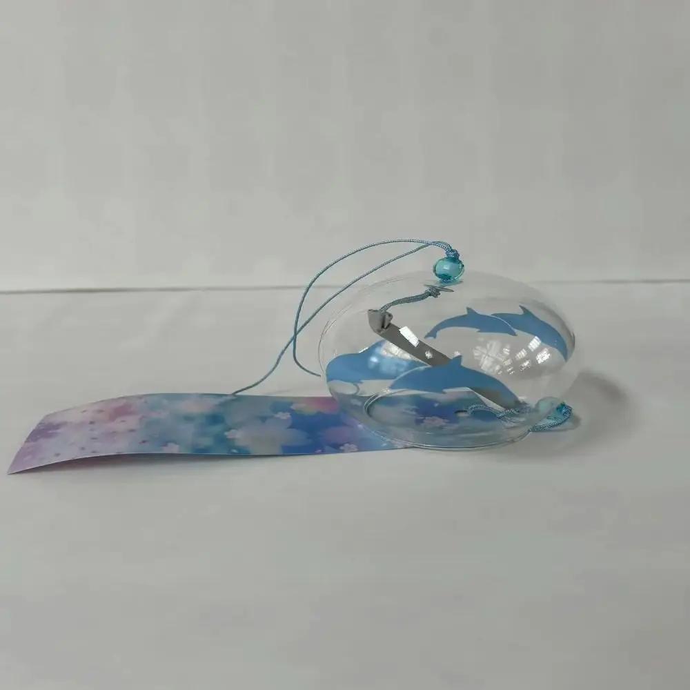 Fashion Japanese Style Fireworks Wind Chimes Creative Pendant Glass Cover Birthday Present Beautiful Home Decorations