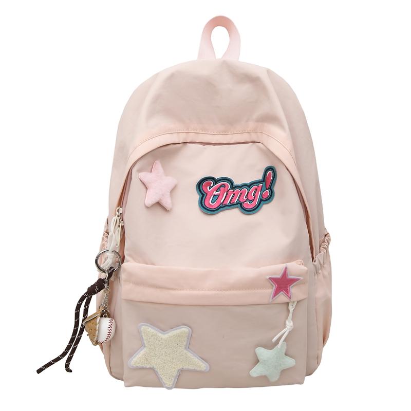 Women's Backpack Cartoon Star Backpack Student Schoolbag