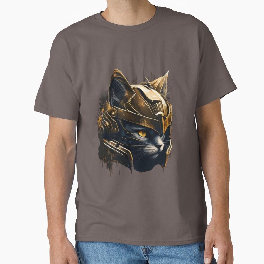 Cat Spartan Strong  Street Cats Spartan Warrior Helmet Ancient Greece This Is Sparta T Shirt for Men Large Size Adult Tops S-6XL