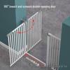 Cat Door Barrier: Auto-Close Pet Gate for Indoor, Balcony, or Stairway - No Drilling Needed