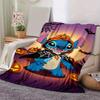 1pc Stitch Printing Blanket - Soft, All-Season Throw for Office Blanket,Personalized Gift with Adorable Cartoon Design