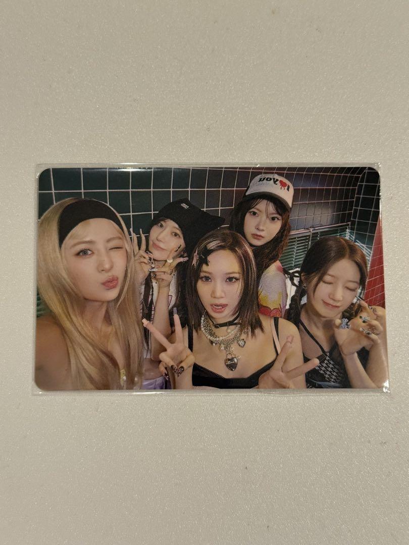 

[USED] LESSERAFIM different trading card T-shirt all GR8