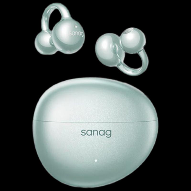 SANAG S7S AI Open-Ear Ear-Clip Sport Bluetooth Headset