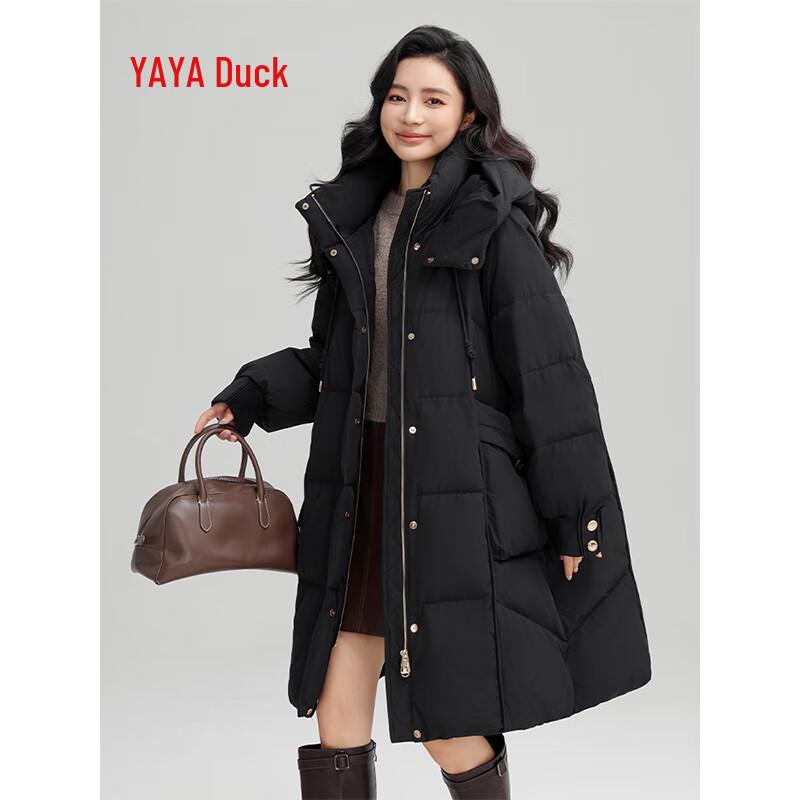 YAYA Women's Mid-Length Fashion Duck Down Jacket YE4B613231A