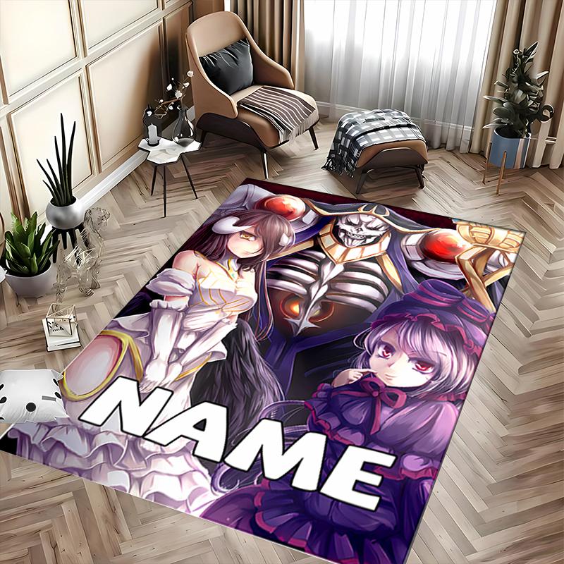 Custom personalization Overlord Area Rug - Perfect For Kitchen, Bathroom,Laundry Room Decor Large Size Available,Gift All Seasons