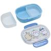 OSK Chiikawa Lunch Box (with Inner Lid), 360ml, with Two 145ml Inner Lids, Made In Japan, Antibacterial PCR-7 Blue