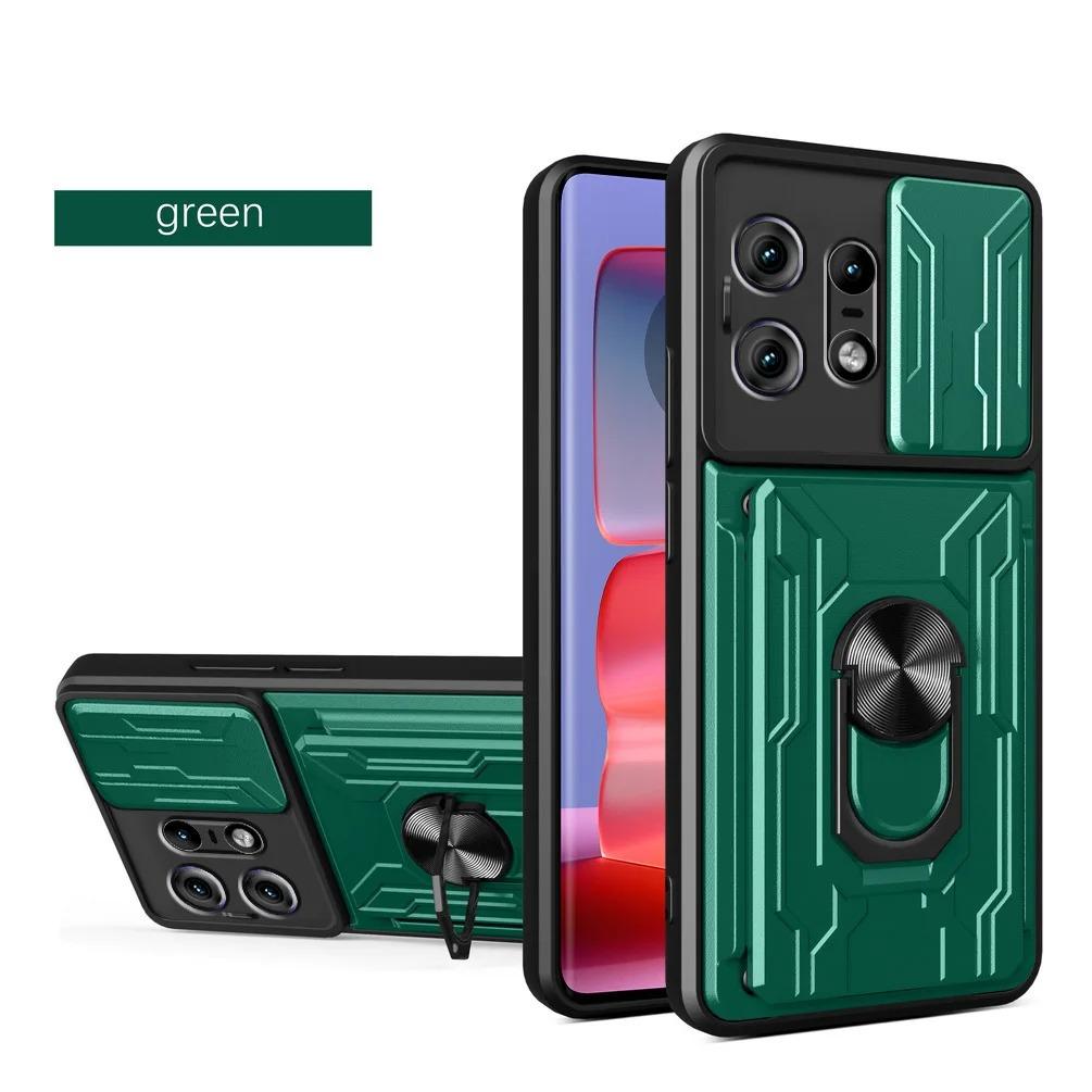 

Kickstand Armor Case For Motorola Moto Edge 50 Neo Pro Ultra 5G Cover Card Pocket Ring Stand Holder Coque Shell Fundas Moto Edge 50 Neo