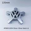 For VW Volkswagen Jetta MK5 Golf 4pcs 135mm Volkswagen Golf Polo Car Wheel Center Caps 5Pins Rim Hub Cover Hubcap Logo Badge Emb