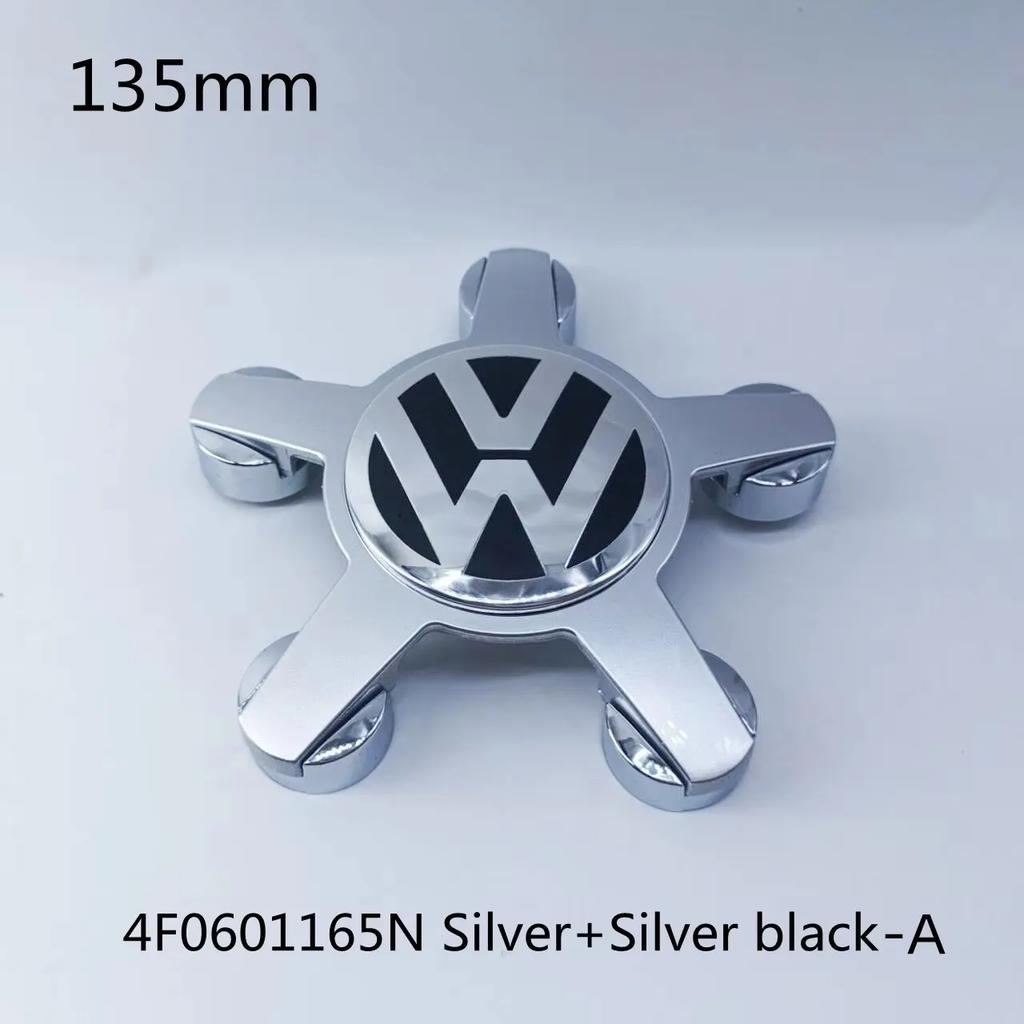 For VW Volkswagen Jetta MK5 Golf 4pcs 135mm Volkswagen Golf Polo Car Wheel Center Caps 5Pins Rim Hub Cover Hubcap Logo Badge Emb