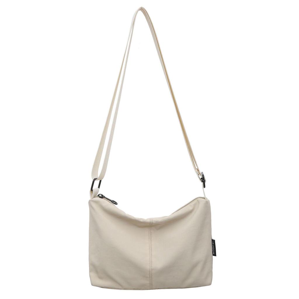 Women's Large Capacity Nylon Crossbody Bag with Wide Strap