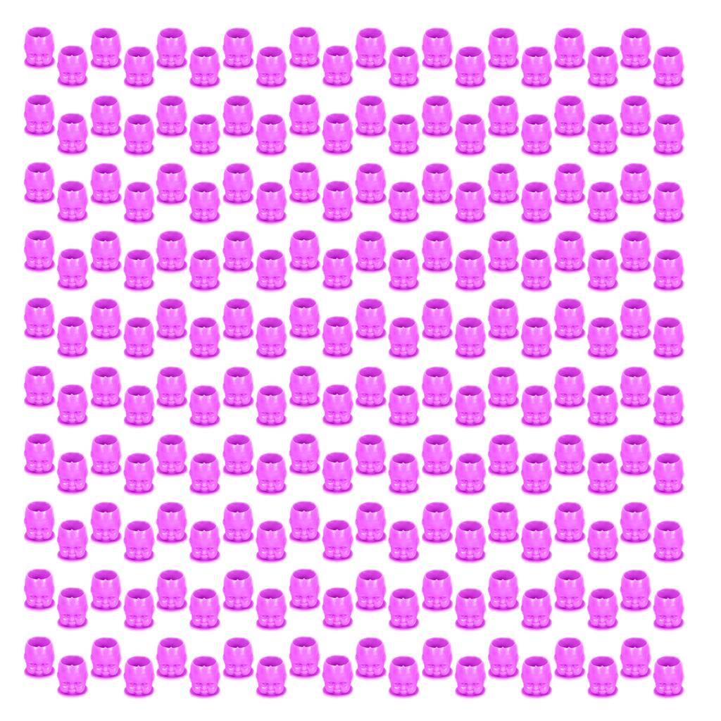 200 Pz/Set Tazze per Inchiostro per Tatuaggi a Forma di Bambola Cappucci Contenitori per Inchiostro Pigmento Microblading Tatuaggio