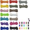 HUIKKJP Paracord 4mm 3m Load Capacity 260kg Multi-purpose DIY Crafting and Sewing Tool Set 16 Colors