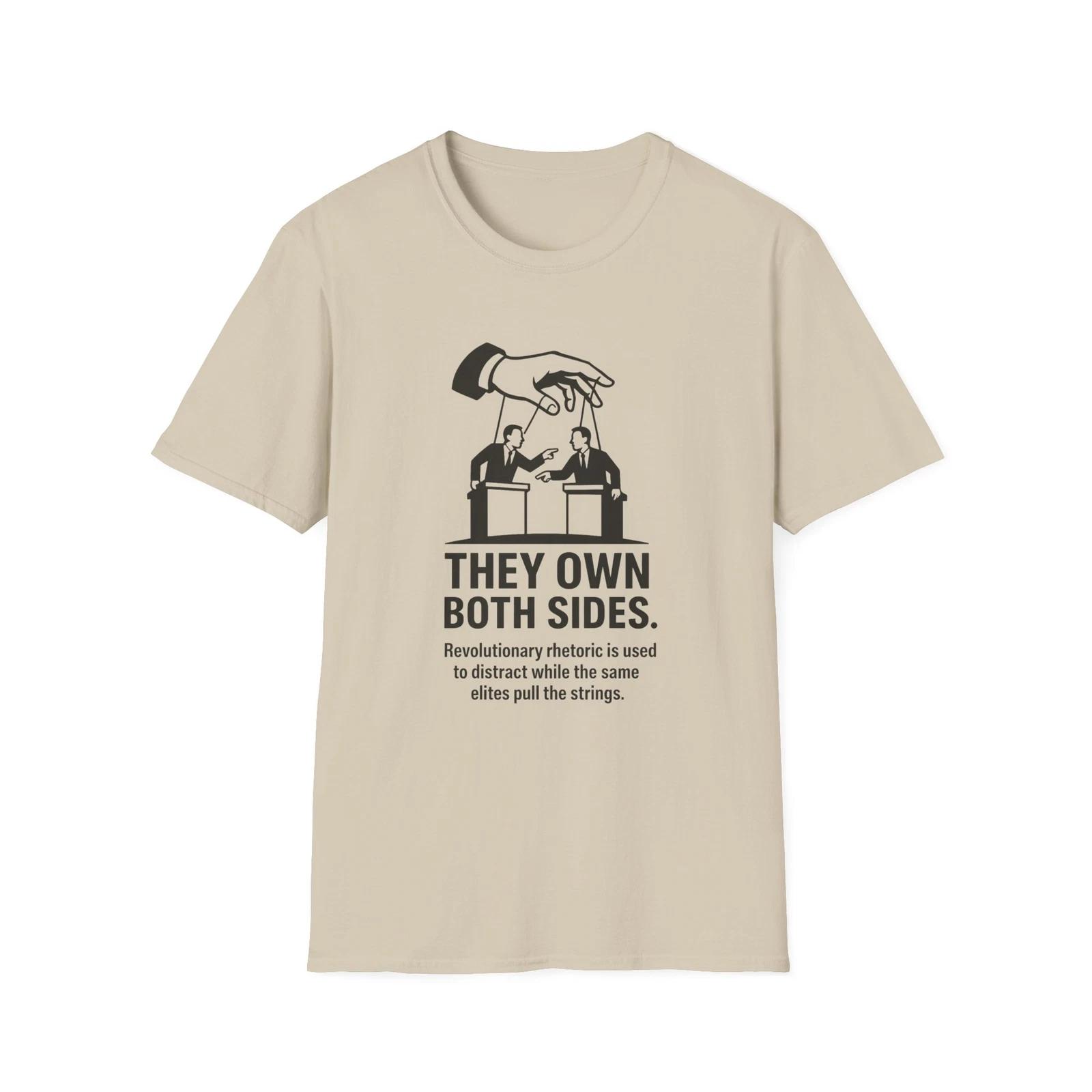 They Own Both SIdes T shirt, Patriot Not Marxist, Censorship, Political Shirt S