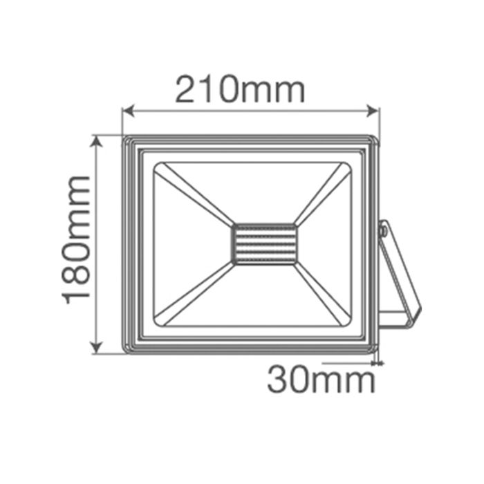 INDUS 50W IP65 6000K LED Projector