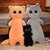 Cute Cat Plush Toy Stuffed Animal Black Cat Throw Pillow Cushion   Big Size Toy Children Birthday Gift  for Boy Girl