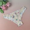 Diaochan Women's Silky Triangle Panties - Floral Lace, No Panty Lines