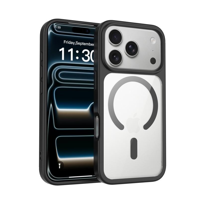 

Suitable IPhone17promax Phone Case Pc Matte Transparent 17e Magnetic Drop Resistance Protective Cover Apple 15 Pro