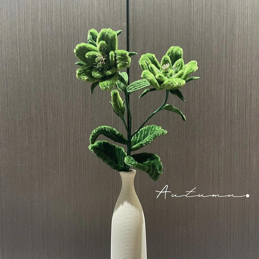 100 Pieces Pipe Cleaners Chenille Stem, Green Color Pipe Cleaners Set for Pipe Cleaners DIY Arts , Chenille Stems Pipe Cleaners