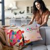 Manana Sera Bonito Karol G Pillow Covers Cartoon Sofa Decorative Home Double-Sided Printing Short Plush Cute Cushion Cover