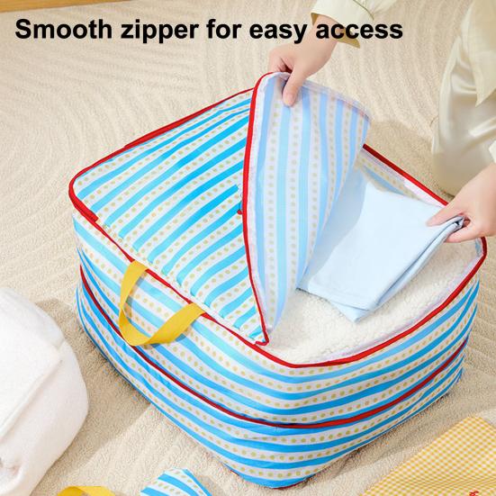 huaqianguhh Travel Storage Bag, Waterproof Oxford Organizer, with Reinforced Handle, Cartoon Print Luggage for Clothes Toiletries Shoes