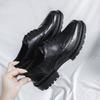 Brock casual leather shoes men's Korean version youth with suit leather shoes best man shoes business dress men's shoes PX16-R