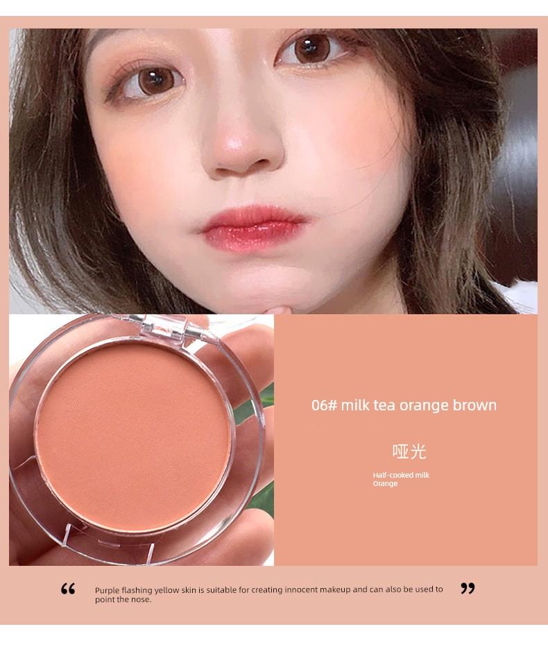 French Genuine Blush Cream Palette, Eye Shadow and Highlighter All-In-One Palette with Fine Shimmer and Pearlescent Effect, Official Flagship Store
