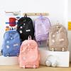 New Backpack for Primary and Secondary School Students Multi Functional Large Capacity Backpack Cute Versatile College Style School Bag