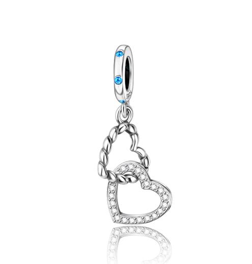 925 Silver Pendant Charms Coin Seal Monkey Bear Butterfly Rose Heart Beads DIY Bracelets Necklaces Fine Jewelry Gifts