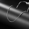 Simple Chain Necklace for Women Gold Water-wave Snake Box Chain Clavicle Choker Jewelry on The Neck C002