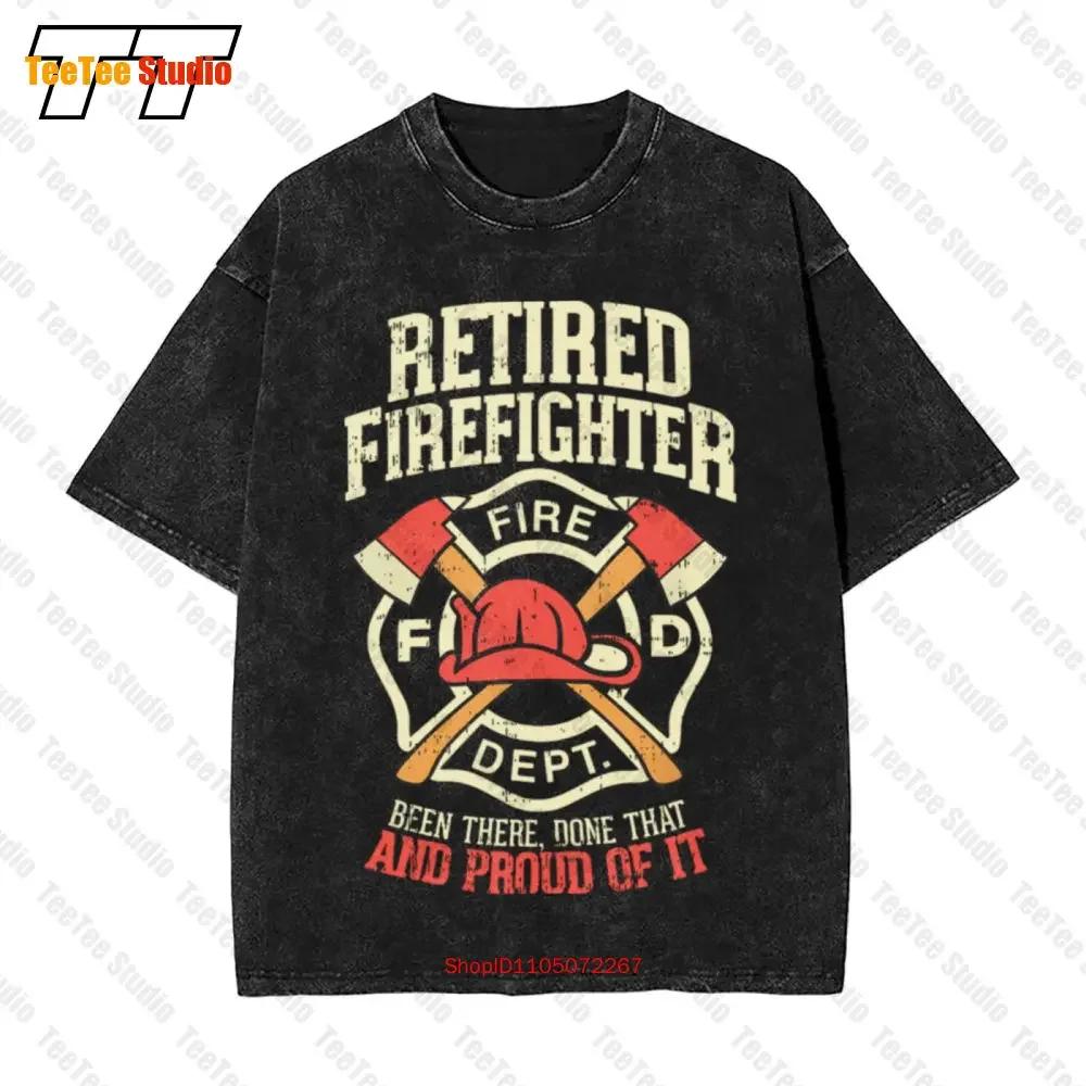 Pompier Retrait Fier Vintage Oversized TShirt Tee D S