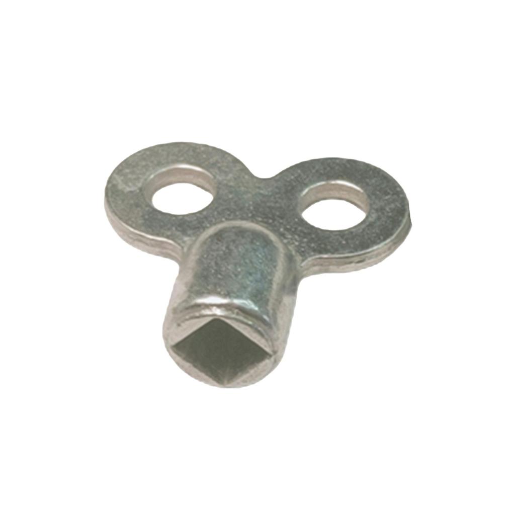 Exhaust Valve Key 5×5mm Shatterproof Material Silver Zinc Alloy