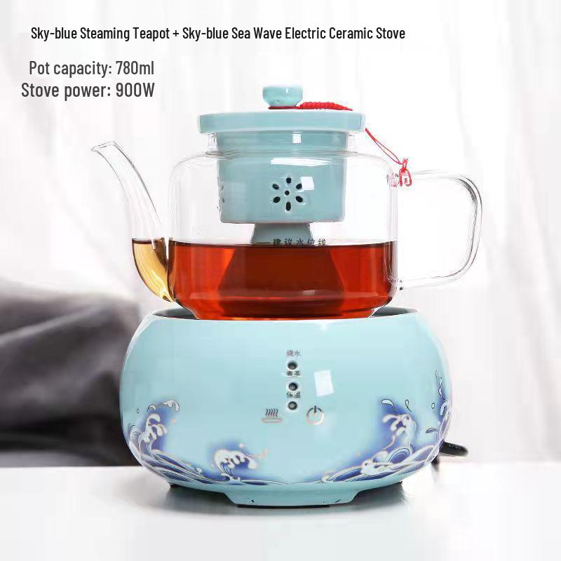 High-Temp Resistant Electric Ceramic Tea Stove with Thickened Silicon Glass & Touch Control