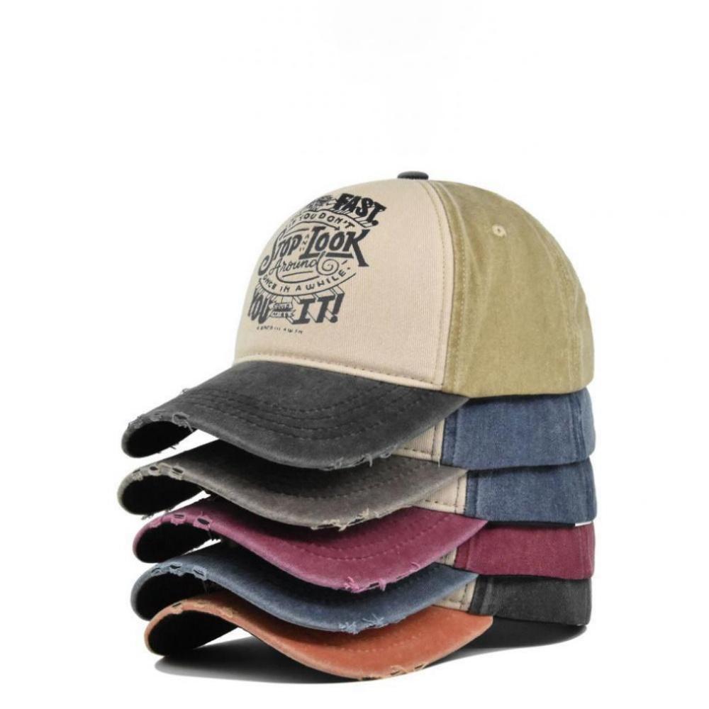 Unisex Baseball Cap Classic Embroidered Pattern Patchwork Cap Men and Women Breathable Streetwear Summer Trucker Hat Outdoor
