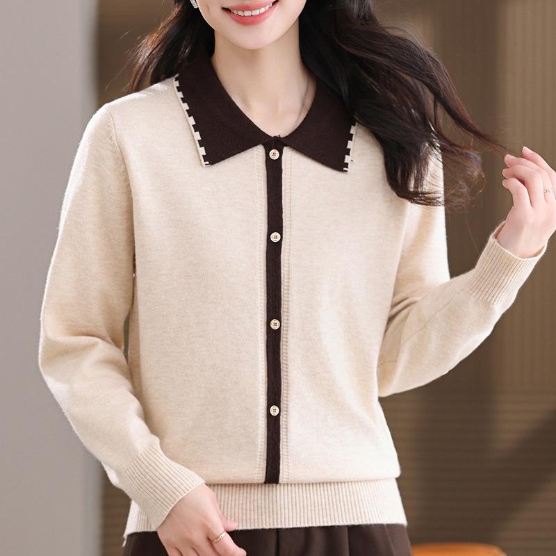 

Elegant Knitwear for Women 40-60: Fashionable Spring & Autumn Sweater 4XL (for 65-70 kg)