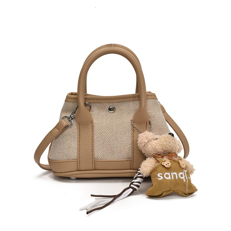 

Новая модная контрастная вместительная женская повседневная сумка через плечо No pendant