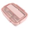 Lunch Box 4 Compartments Design 304 Stainless Steel Matching Tableware Portable Lunch Containers