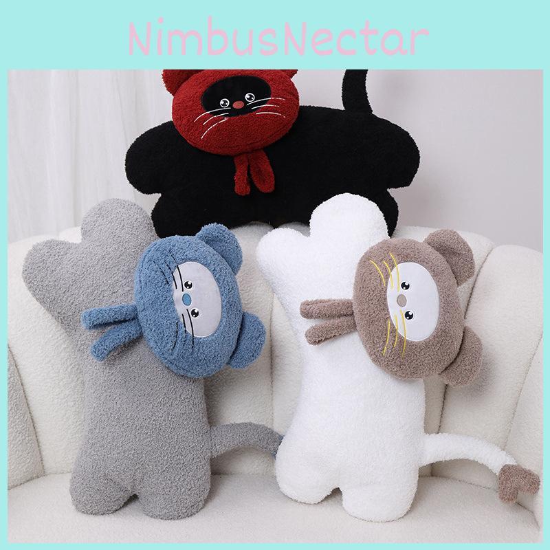 Cute Cat Cartoon Plush Toy Ideal Sleep Companion Girls Students Birthday Gift