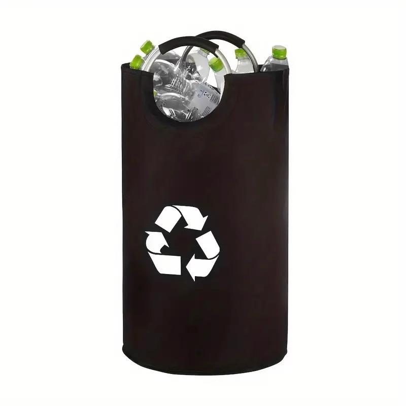 Foldable Large Oxford Cloth Laundry Basket - Washable, Portable, with Aluminum Handles