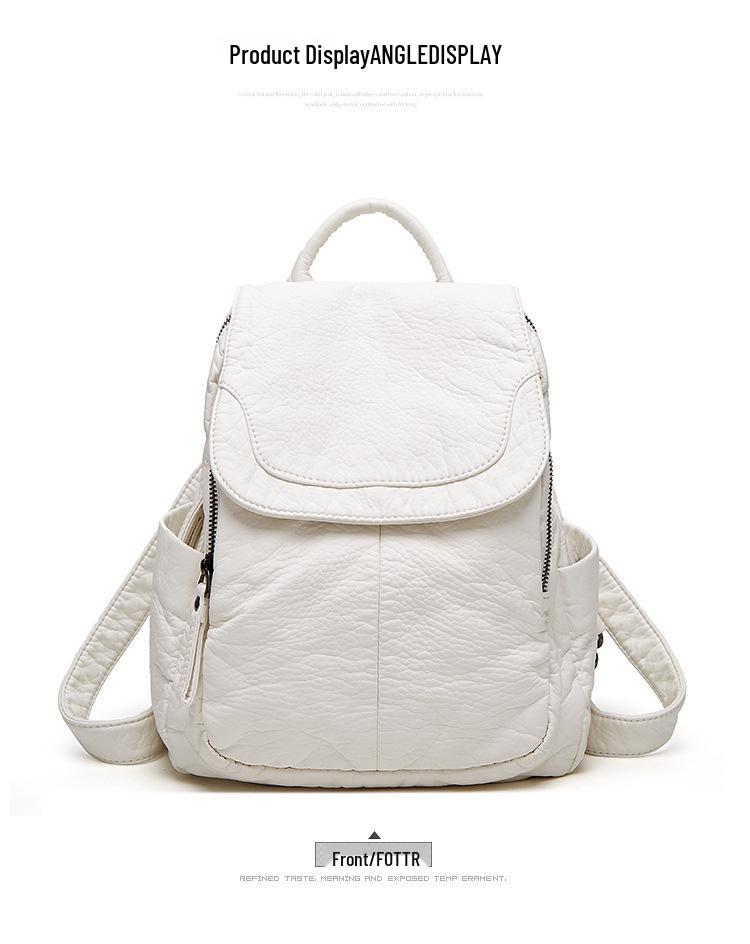 Women's 2025 Fashion Soft Leather Backpack - Versatile, Spacious, Casual & Stylish