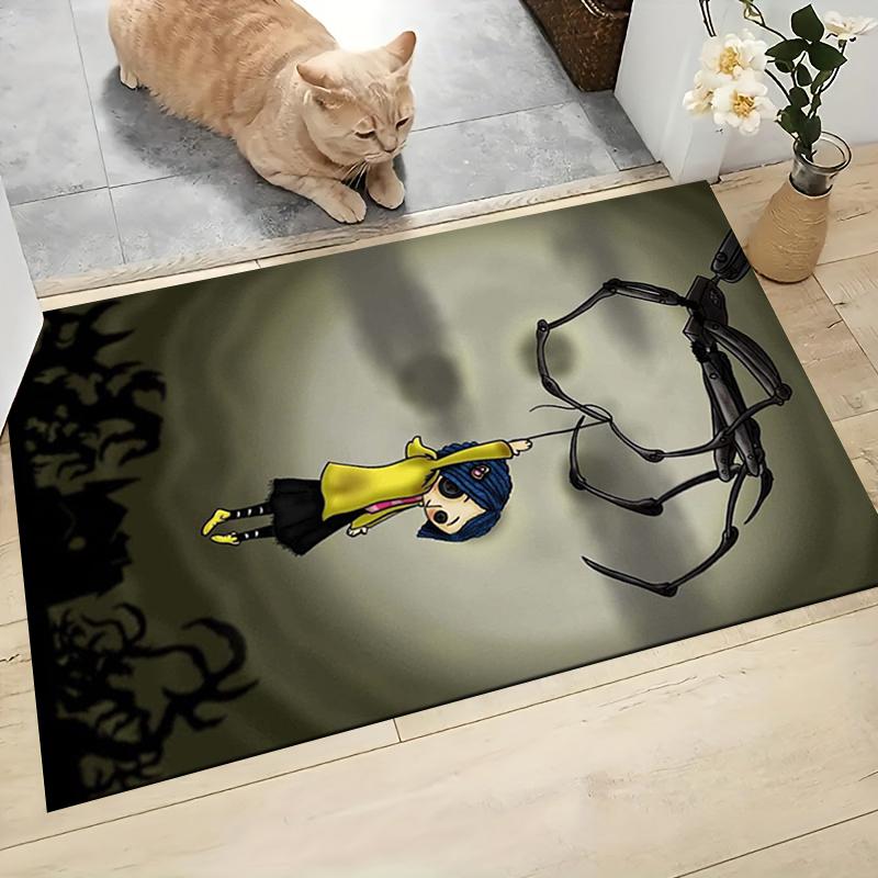 1Pc Coraline'S Whimsical World Carpet Rug Customizable Soft Washable Antislip Home Living Room Sofa Mats Personalized Rug 091778