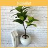 Artificial Hevea Brasiliensis Leaf With Lush Foliage For Photography Prop Decor