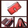 New Vintage Leather Clutch Bag Fashion Top Layer Cowhide Creative Women's Purse